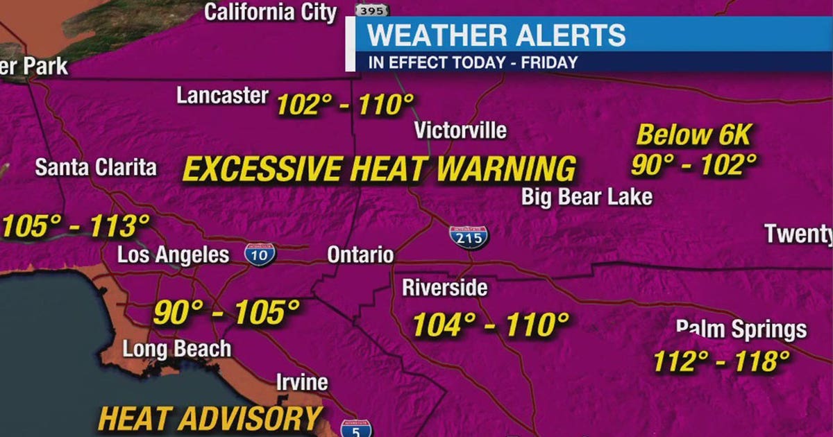 Excessive heat warnings in effect in Southern California | FOX 11 Los ...