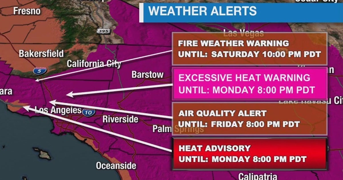 California forecast: Heat wave to bring triple-digit temps across SoCal ...