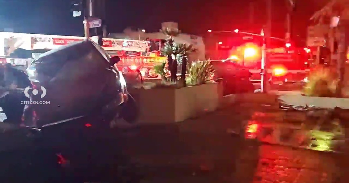 2 thrown from cars in wild West LA crash | FOX 11 Los Angeles