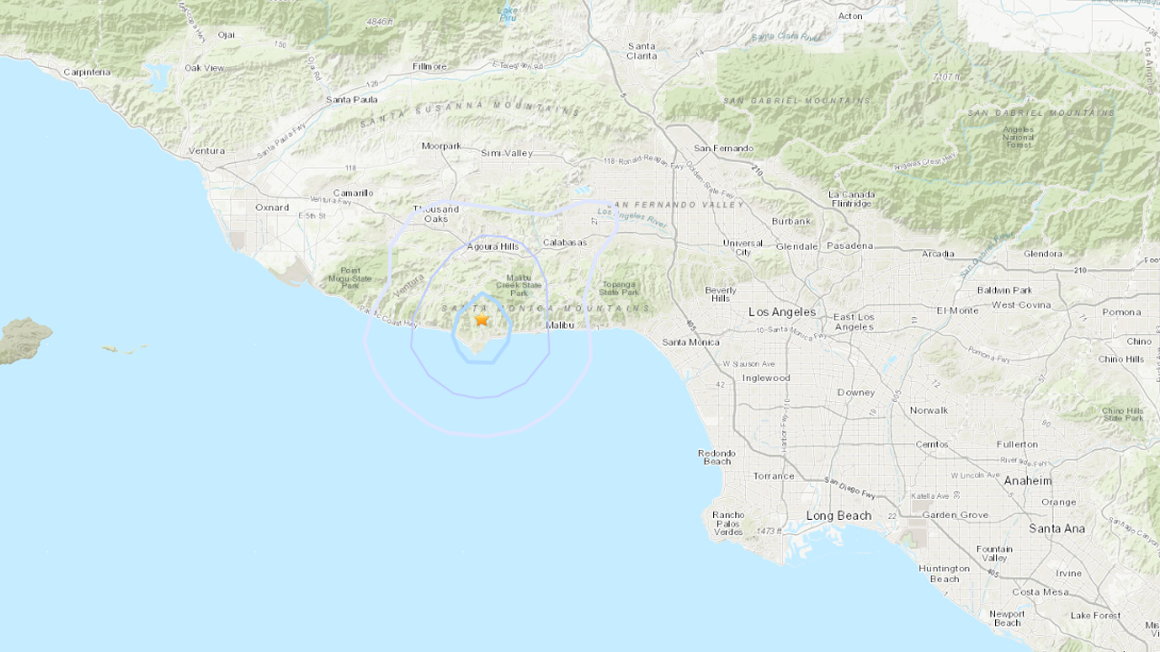 Preliminary 3.0-magnitude earthquake hits near Malibu