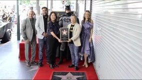 Batman gets Walk of Fame star; First superhero honored