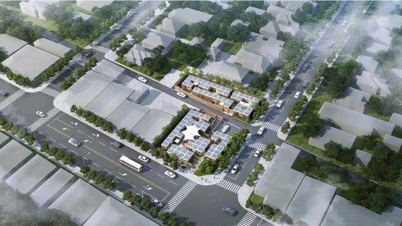 Construction paused on controversial homeless housing project in West LA