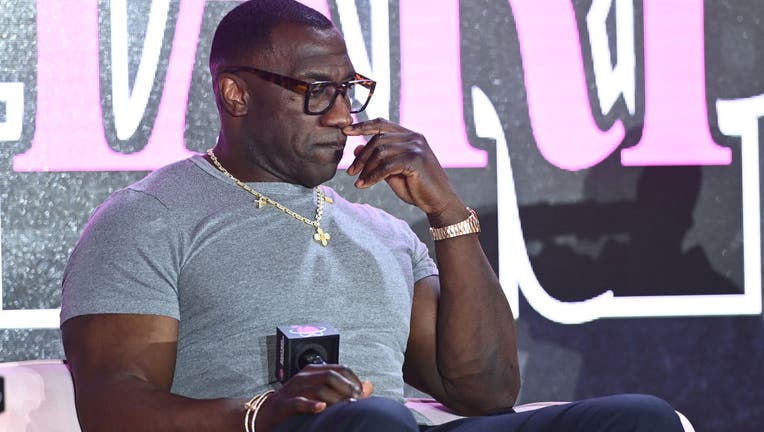 Shannon Sharpe speaks onstage during the RenderATL Tech Conference 2024 at AmericasMart Atlanta on June 14, 2024 in Atlanta, Georgia. (Photo by Paras Griffin/Getty Images)