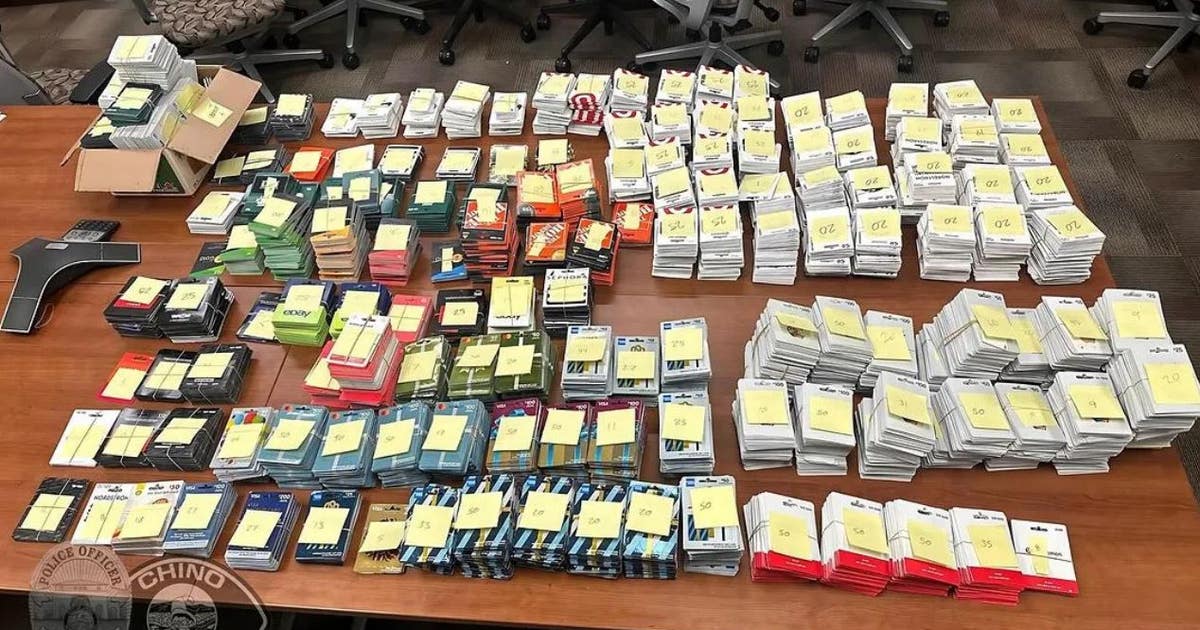 Nearly 10,000 stolen gift cards seized in large-scale scam bust | FOX ...