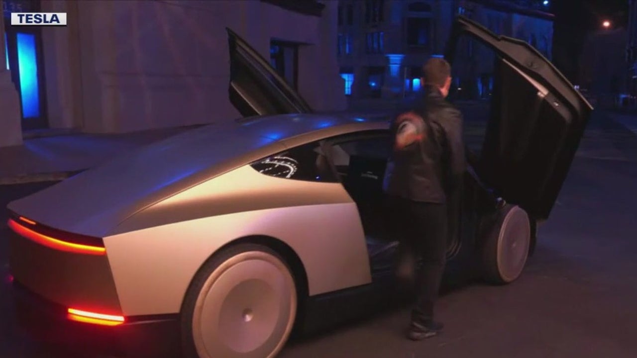 Elon Musk Unveils Tesla’s Robovan, Robotaxi And Optimus | FOX 11 Los ...