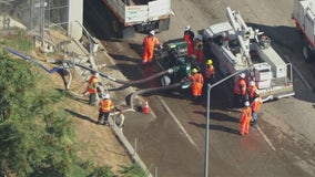 Flooding triggers 101 Freeway lane closures in Boyle Heights