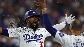 Dodgers hold off Padres to advance to NLCS