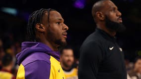 Bronny James to start playing in G League after Lakers’ 1st road trip of season: report