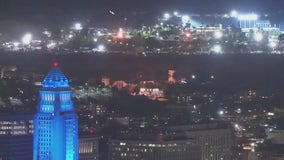 Los Angeles celebrates as Dodgers head to the World Series