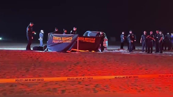 Pedestrian fatally struck by suspected DUI driver on the sand at Santa Monica Beach