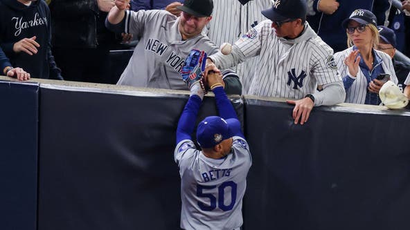 World Series: Yankees fans who tried to grab ball from Mookie Betts reportedly banned from Game 5