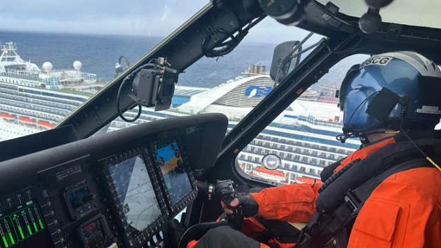 Grand Princess cruise ship passenger rescued off LA coast