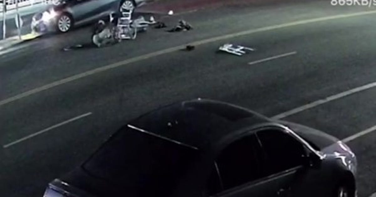 Elderly man crossing street in wheelchair seriously injured in North ...