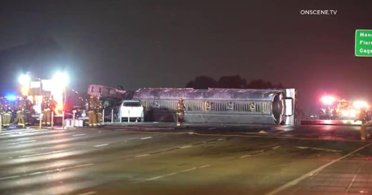 Deadly tanker truck crash shuts down 110 Freeway for hours | FOX 11 Los ...