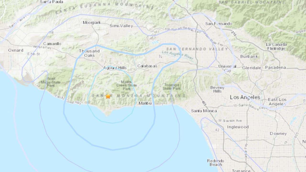 3.5 magnitude earthquake reported near Malibu