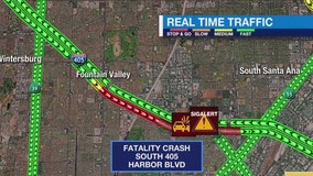 405 Freeway accident: One killed in multi-vehicle crash in Costa Mesa