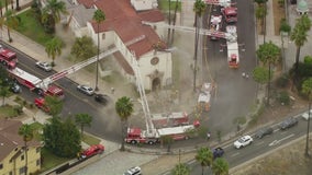 Fire damages two-story Church in Harvard Heights