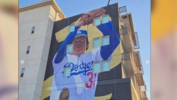Mural for Dodger legend Fernando Valenzuela unveiled in Boyle Heights