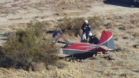 Small plane crashes near Palmdale airport