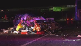 Deadly 60 Freeway crash in Pomona under investigation