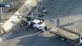 Camaro driver dies in pursuit crash in Rialto