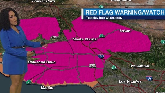 New Year's forecast: Santa Ana winds bring fire weather concerns back to Southern California