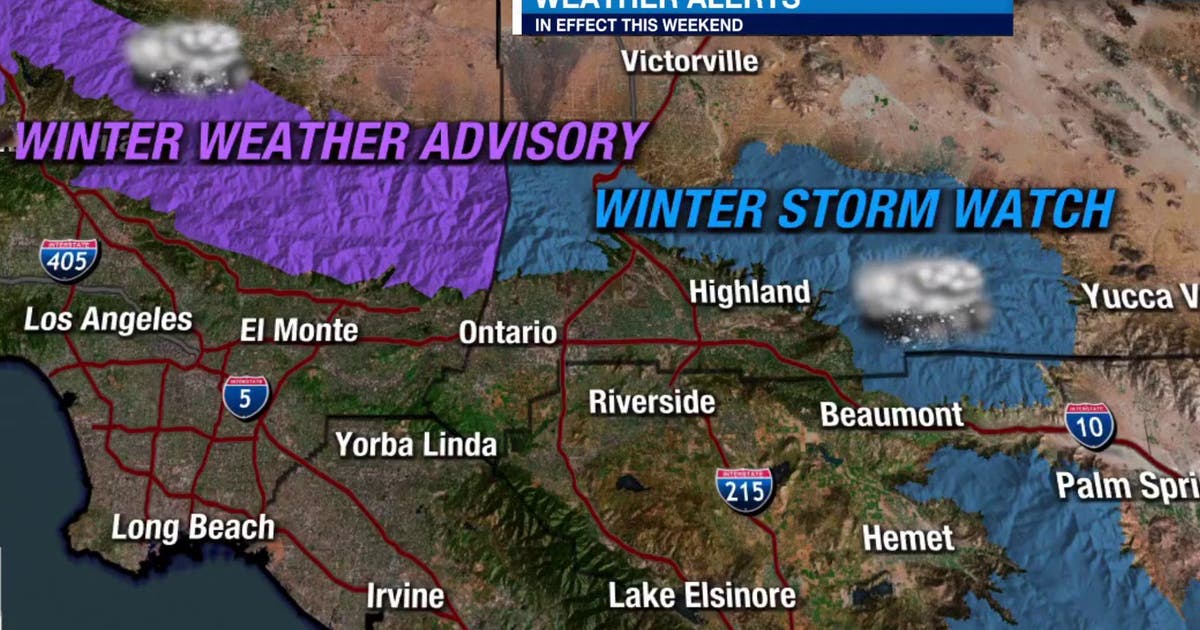 Winter Storm Warning issued for Southern California mountains | FOX 11 ...