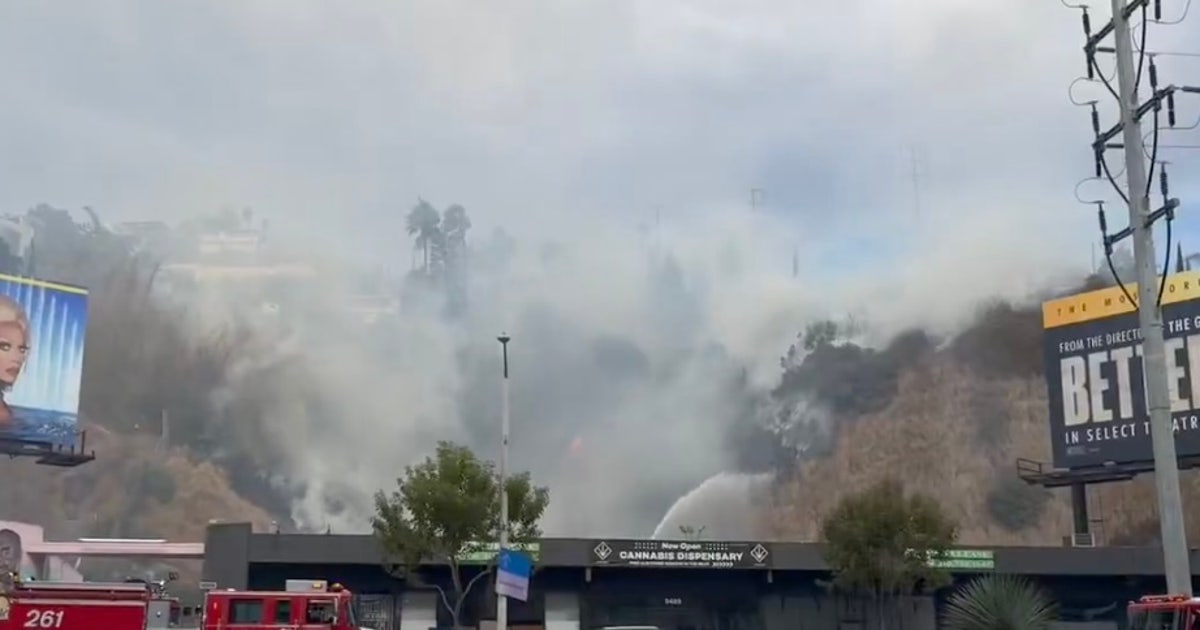 Fire breaks out on Sunset Strip in West Hollywood as winds batter SoCal ...