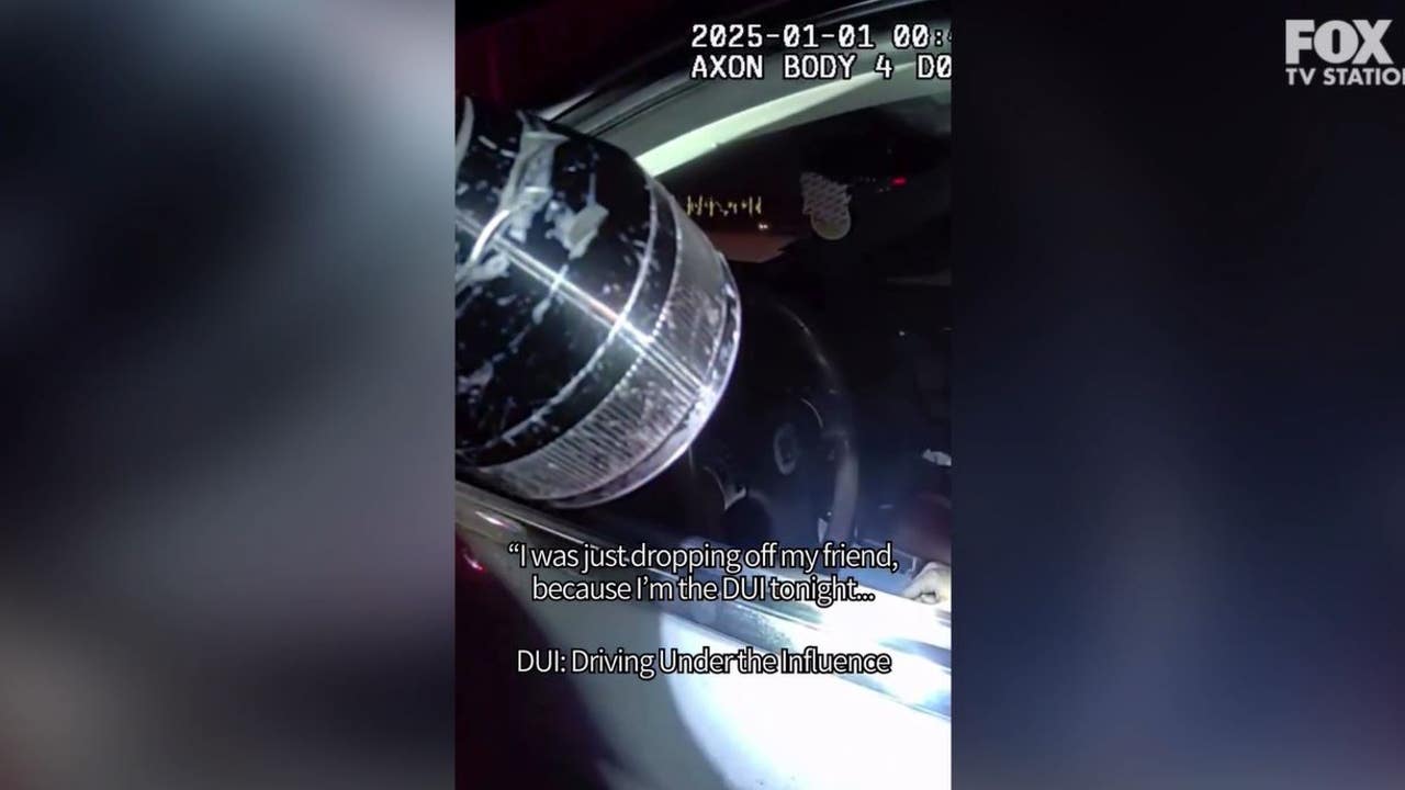 CA driver admits to drinking and driving on NYE after being pulled over "I'm the DUI tonight"