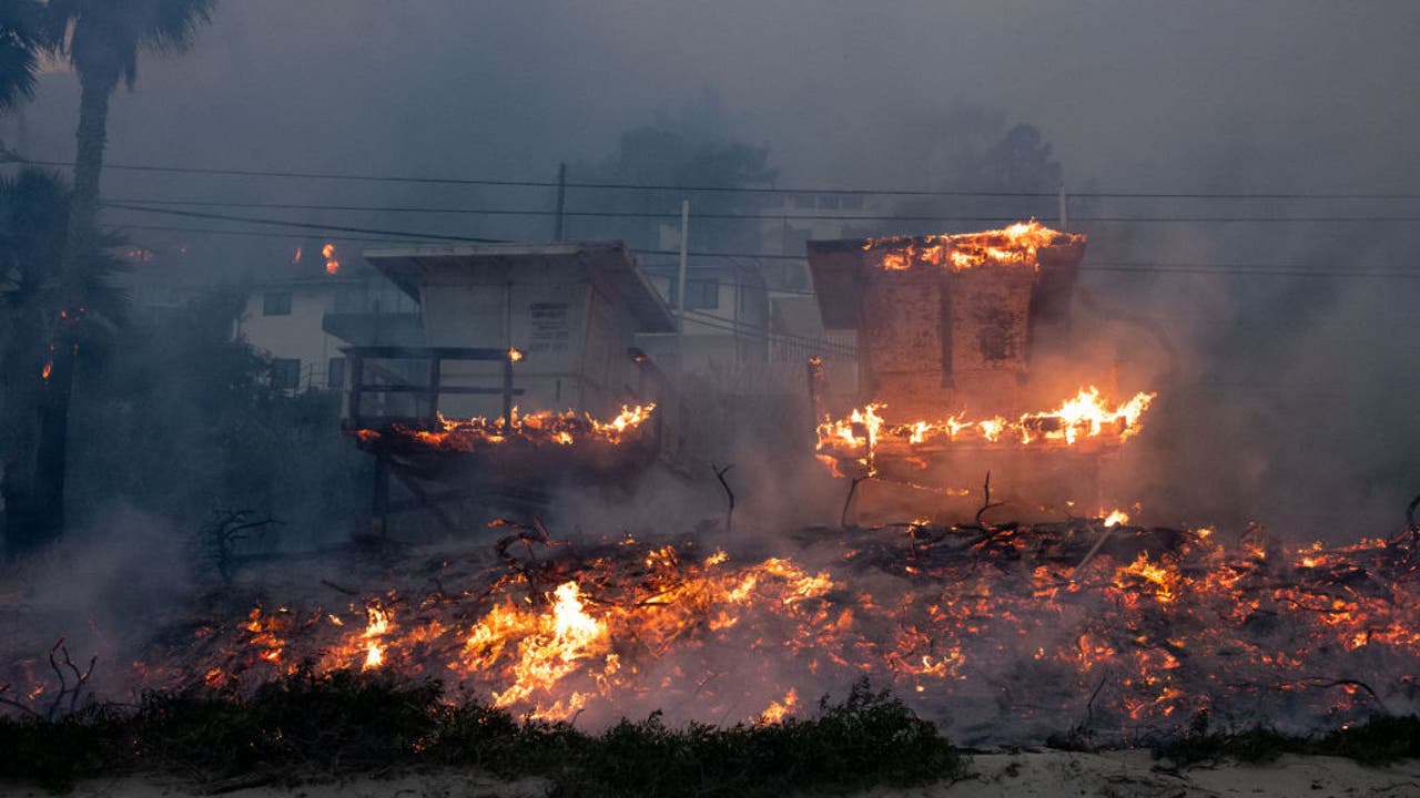 Los Angeles engulfed by apocalyptic wildfires fueled by hurricane-force winds amid dire evacuations