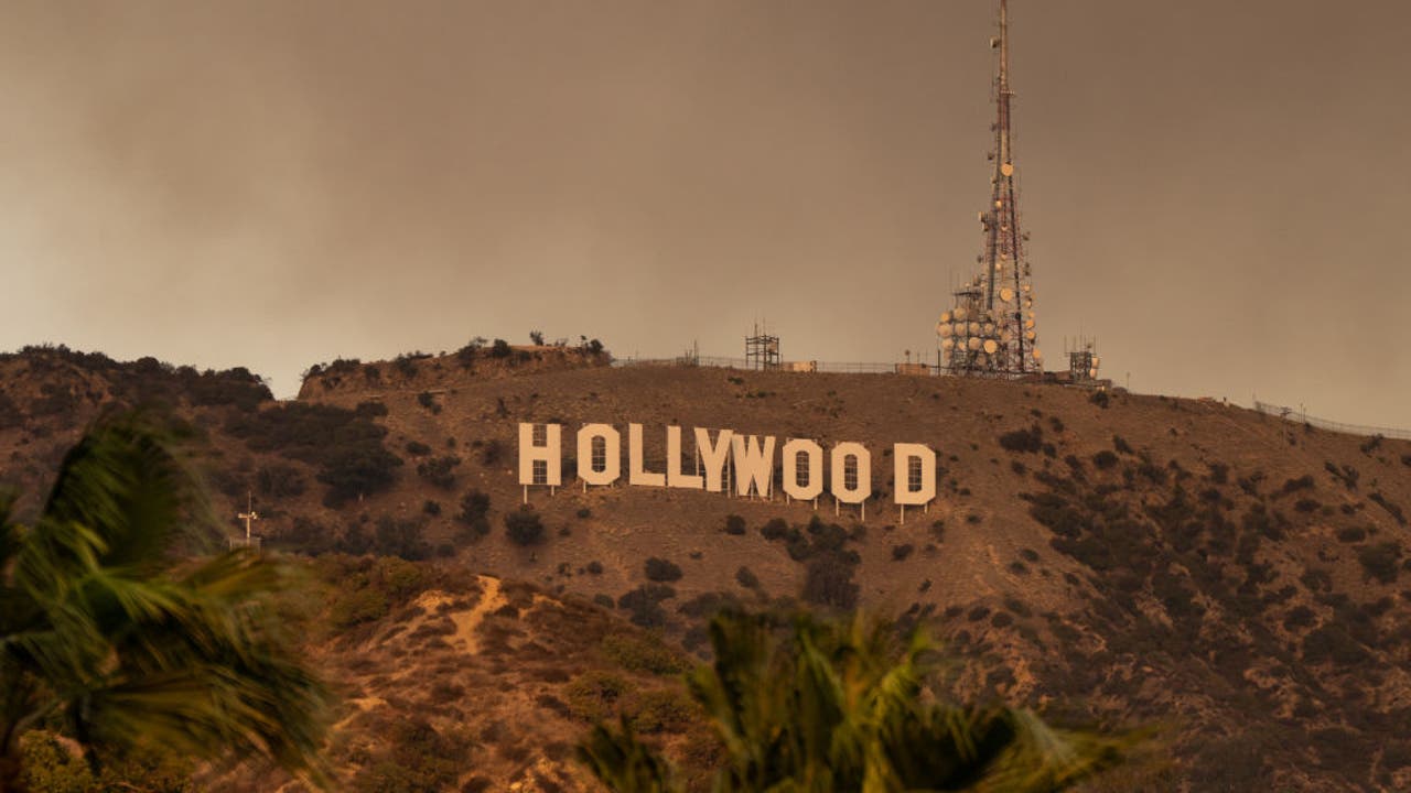 No, the Hollywood Sign did not burn down