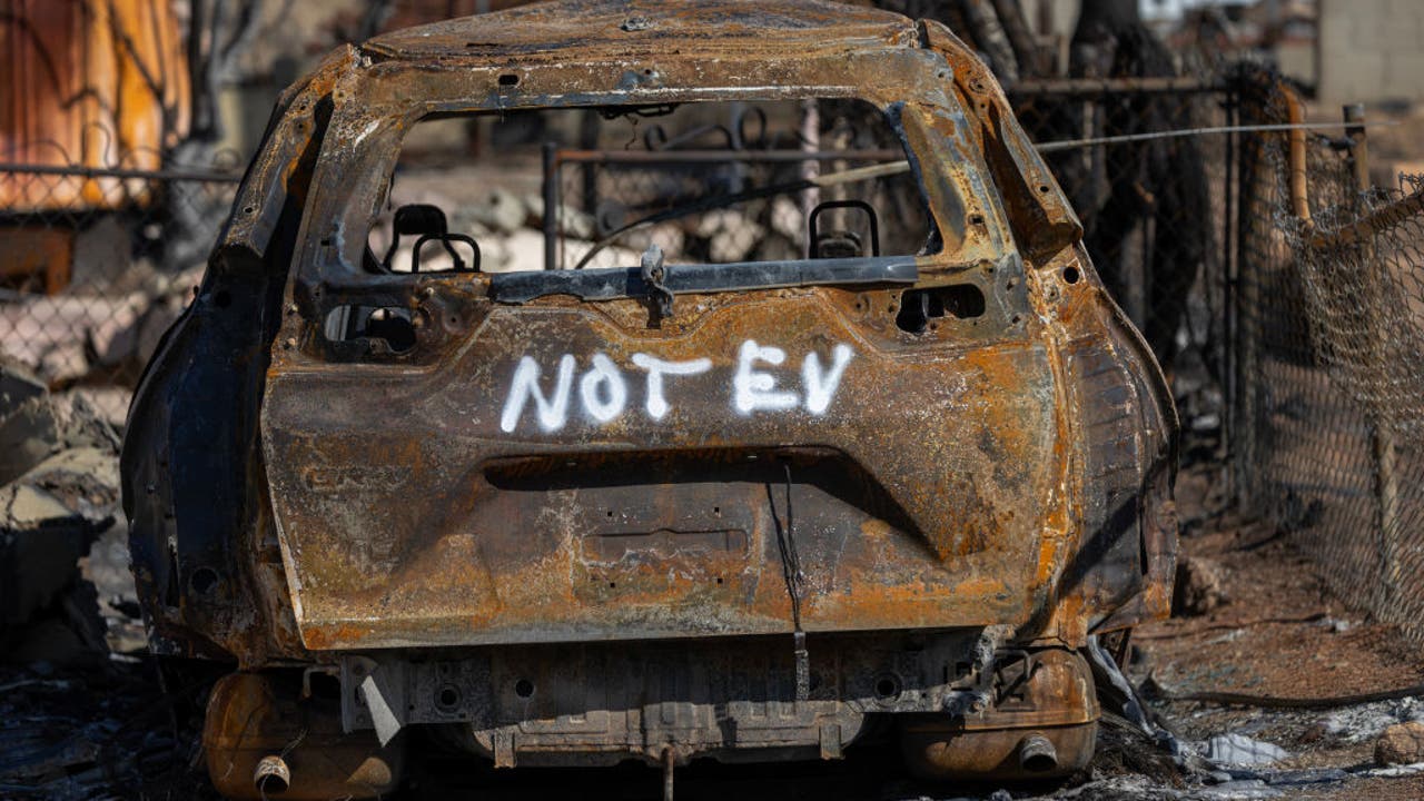 Los Angeles fire cleanup complicated by 'unprecedented' number of EVs with combustible lithium-ion batteries