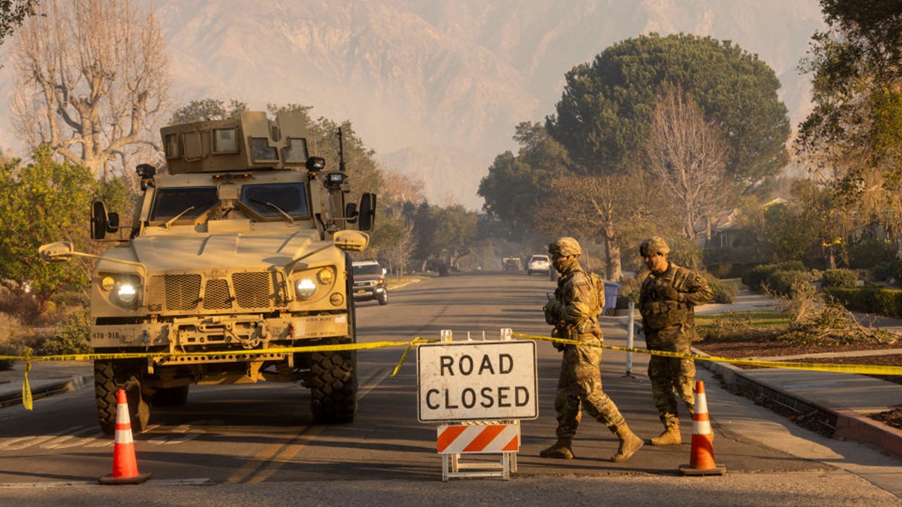 Los Angeles wildfires: National Guard assists with firefighting, public safety efforts