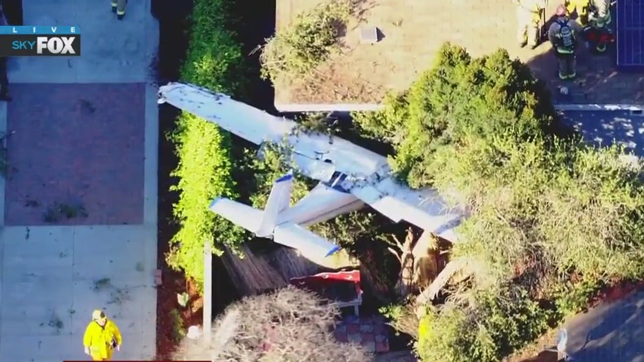 Plane crashes into backyard of Temple City home