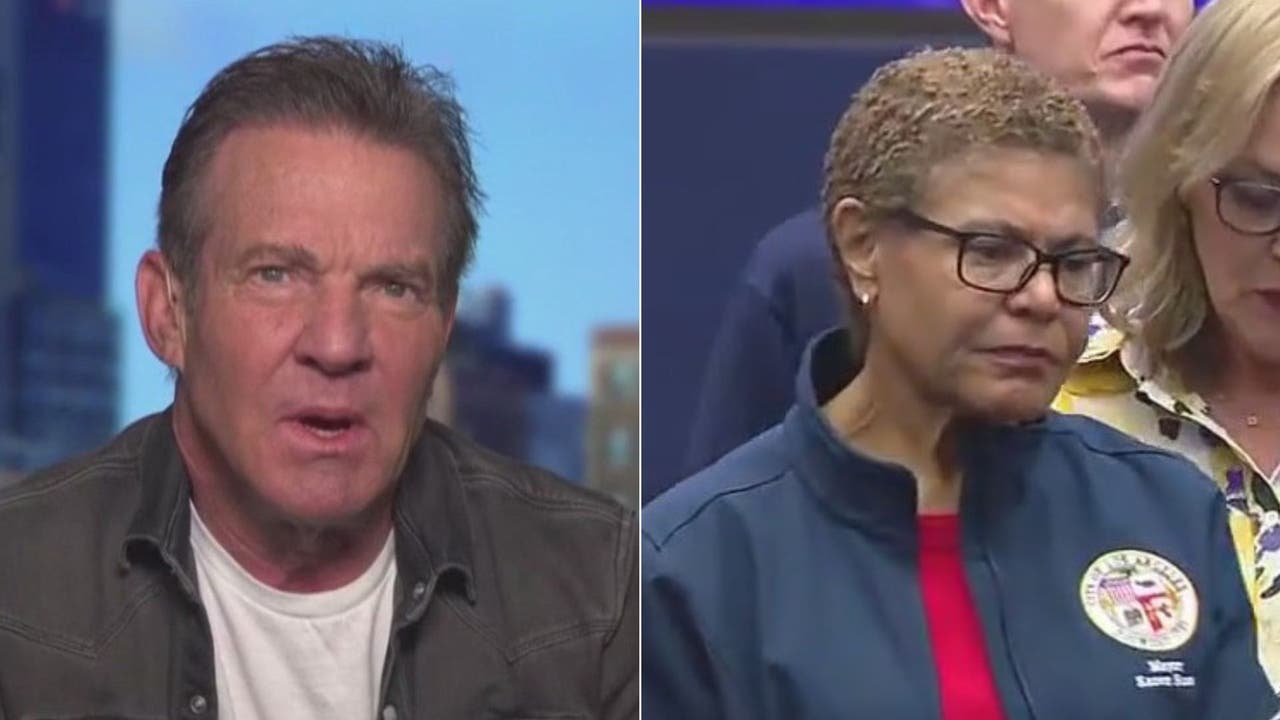 Dennis Quaid urges LA Mayor Bass to resign