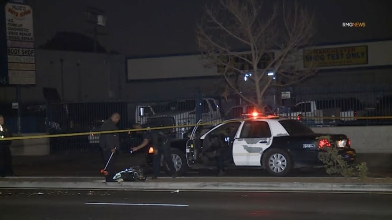 Man on scooter killed in hit-and-run crash in South LA