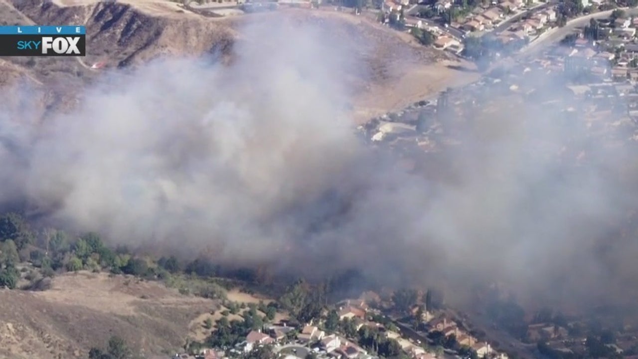 Archer Fire sparks in Granada Hills; evacuations issued