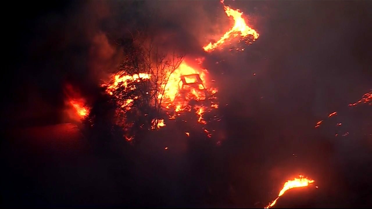 LIVE: Stone Fire breaks out in Sylmar near Hansen Dam