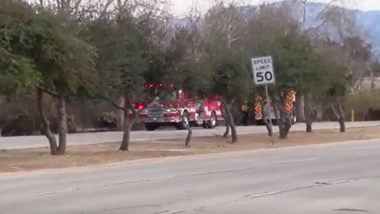 Woodley Fire in Sepulveda Basin quickly controlled