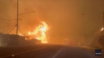 Watch: Palisades Fire creates apocalyptic scene along L.A. highway