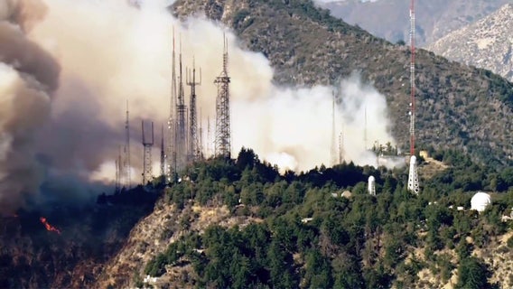 Watch: Palisades Fire creates apocalyptic scene along L.A. highway