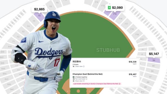 Dodgers-Cubs Tokyo tickets listed between $2,000 and well over $10,000 in resale market