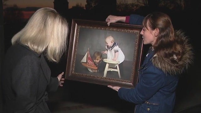 Firefighters save family's precious belongings from burning home