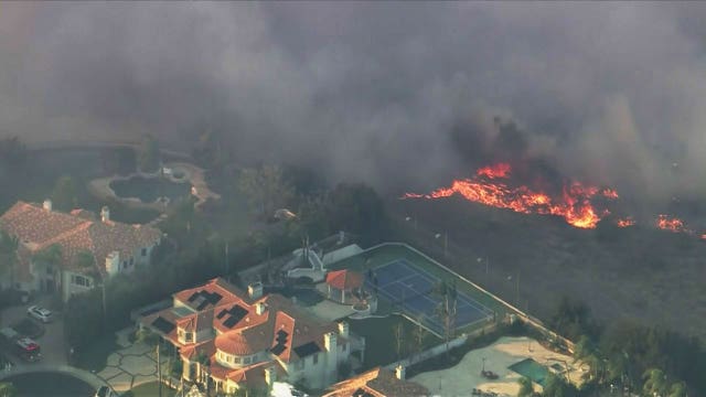 Kenneth Fire in West Hills being investigated as arson