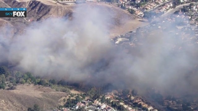Archer Fire in Granada Hills quickly contained