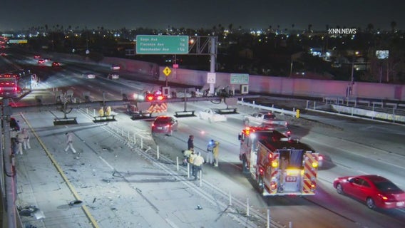 3-car crash on 110 Freeway leaves 1 dead