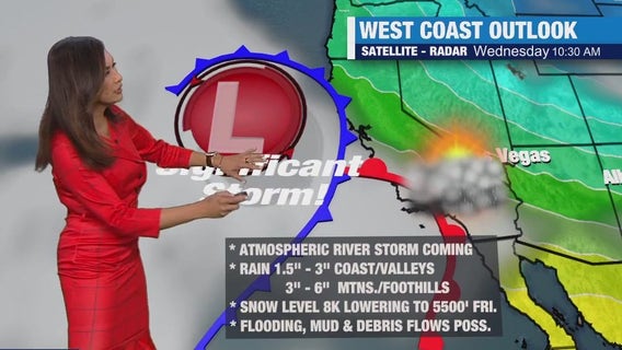 Severe storm to drench Los Angeles this week