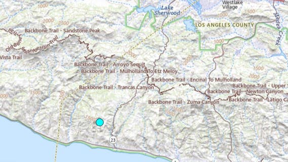 3.7 magnitude earthquake reported in Malibu
