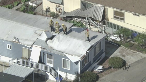 Tornado in Oxnard damages a dozen structures; no injuries reported