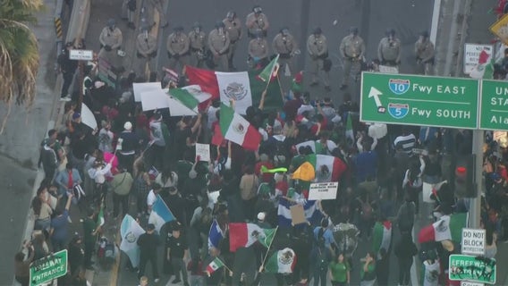 Los Angeles immigration raids protests: 8 charged in LA county